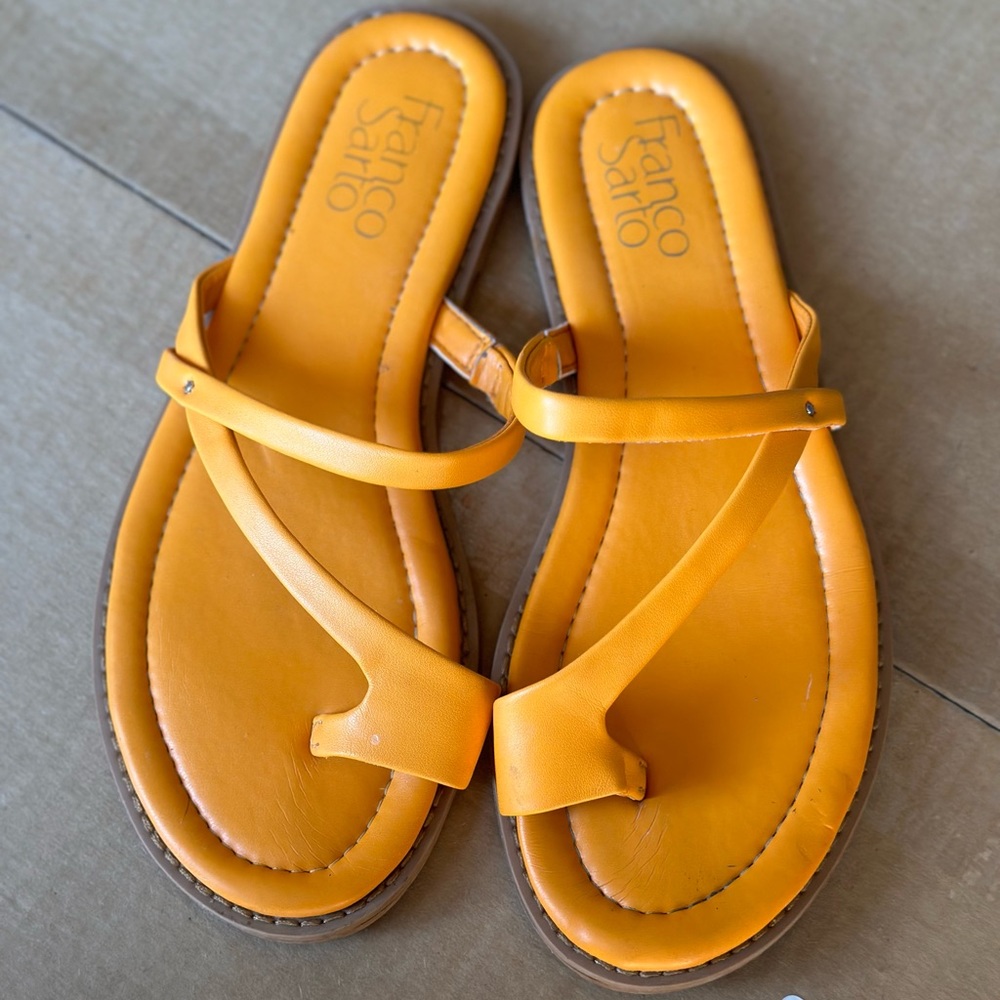 Franco Sarto Orange sandals size 6